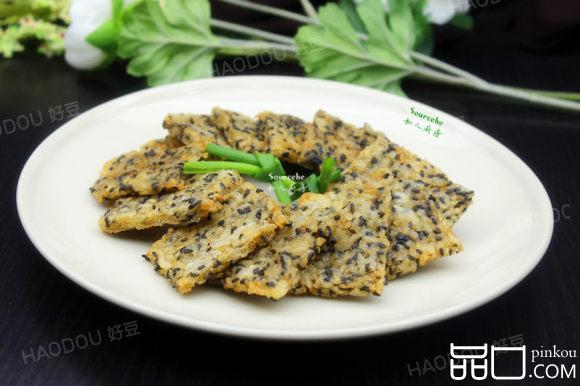 芝麻米饭饼