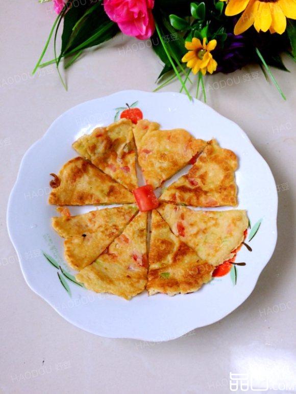 鸡蛋西红柿煎饼