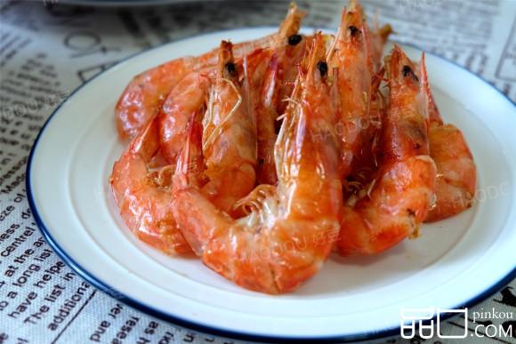 蒜香烤虾