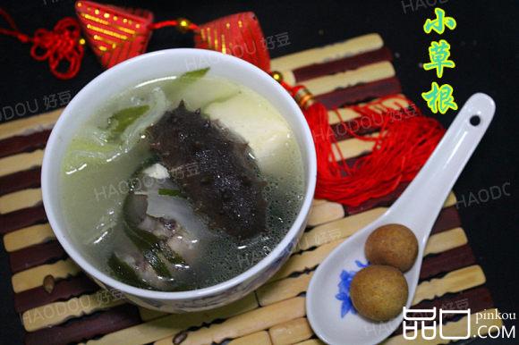 排骨海鲜豆腐汤