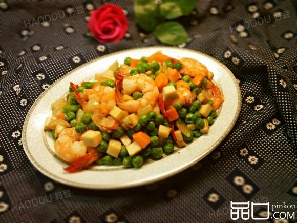 豌豆凤尾虾