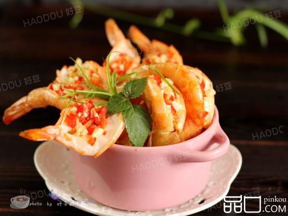 蒜香开背虾