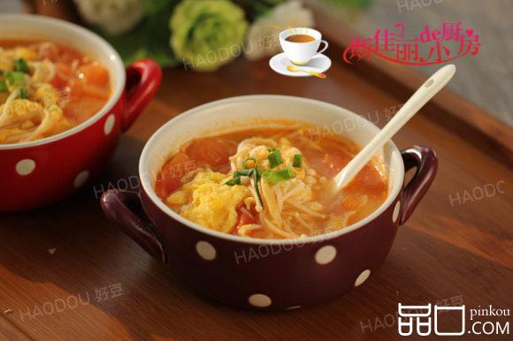 金针菇番茄蛋汤