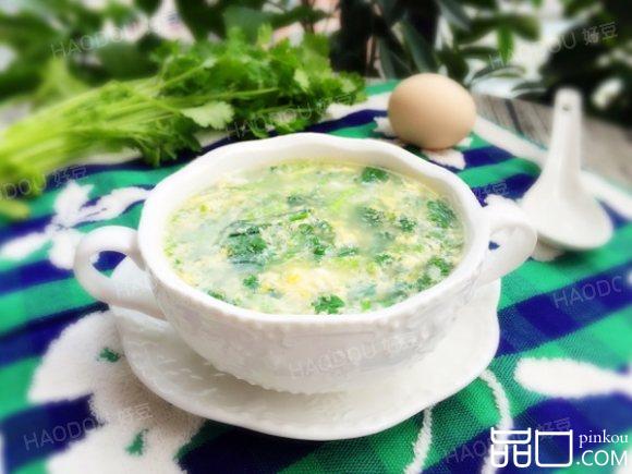 香菜蛋花汤