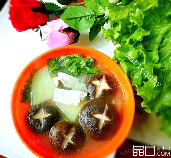 土豆香菇肉片汤
