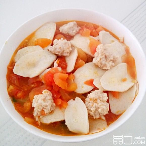 杏鲍菇肉丸汤