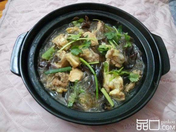 木耳鸡肉炖粉条