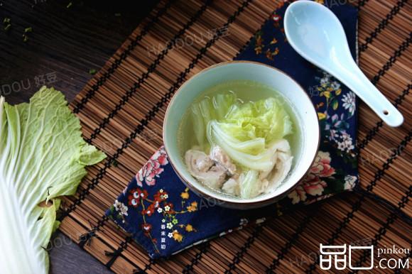 大白菜猪板筋生滚烫