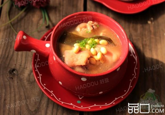 黄豆海带猪蹄汤