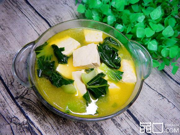 青菜豆腐汤