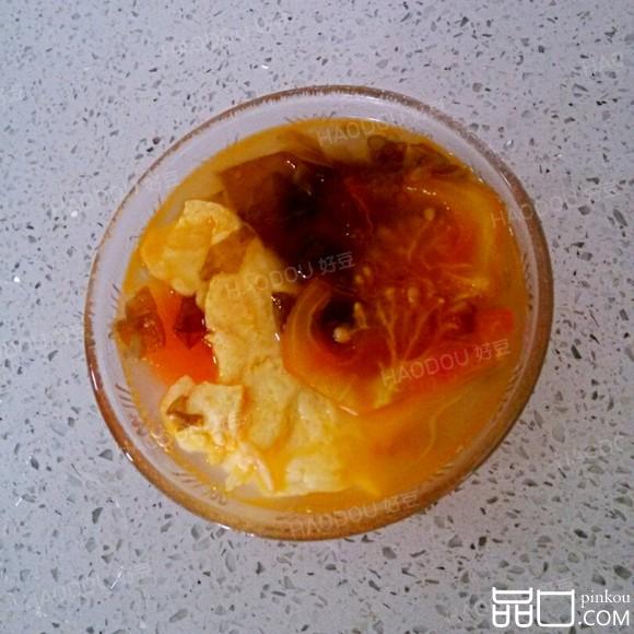 番茄紫菜鸡蛋汤