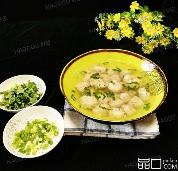 清汤氽羊肉丸