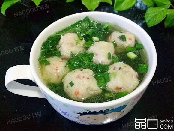 鸡肉丸子汤