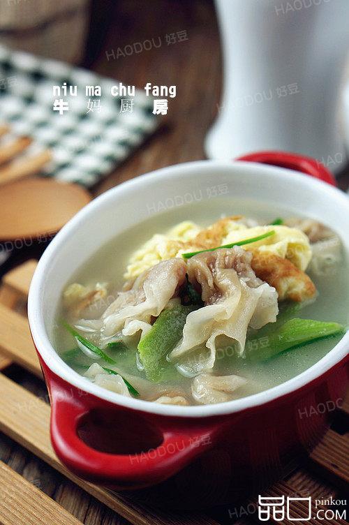 丝瓜鸡蛋肉燕汤