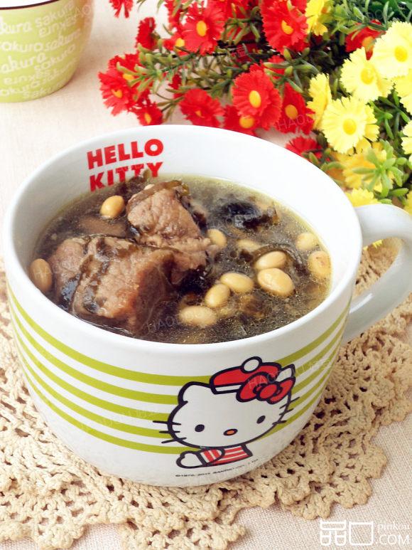 海带黄豆排骨汤