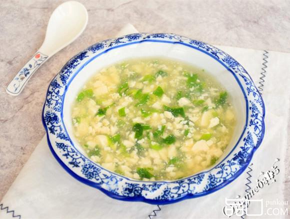翡翠白玉豆腐羹