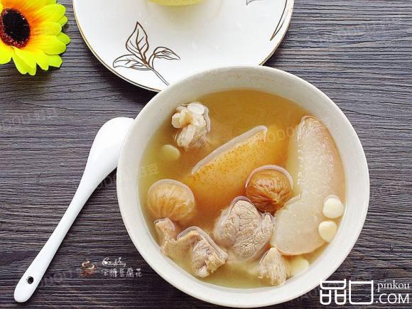 南北杏无花果雪梨汤