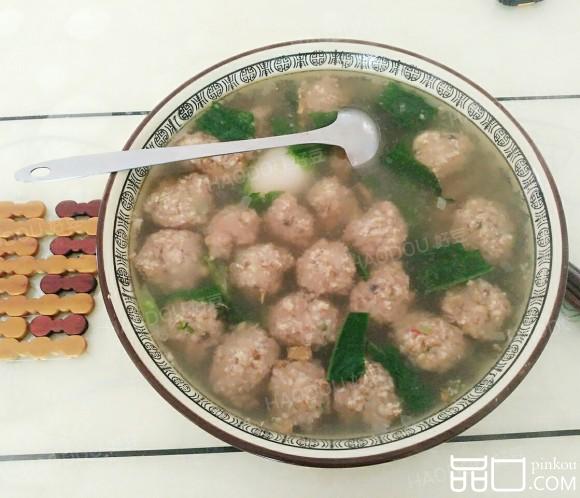 蘑菇肉圆汤