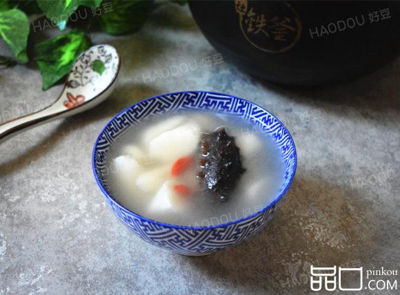 海参山药枸杞汤