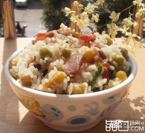 焖麦豆饭