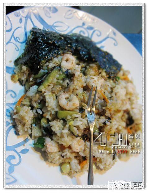 茄子虾仁炒饭