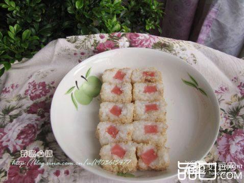 花生香肠饭卷