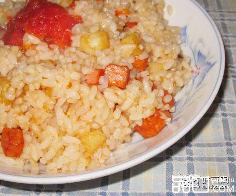 土豆西红柿炒饭