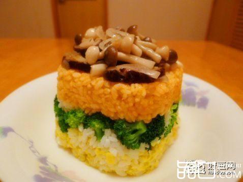 三色杂菜饭
