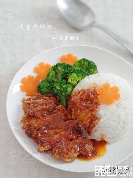 泡菜鸡腿饭