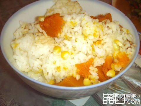 南瓜玉米饭