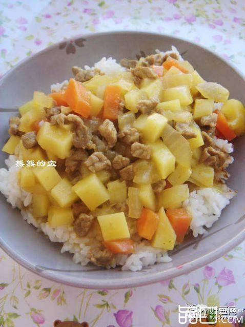 饭遭殃的【咖喱牛肉土
