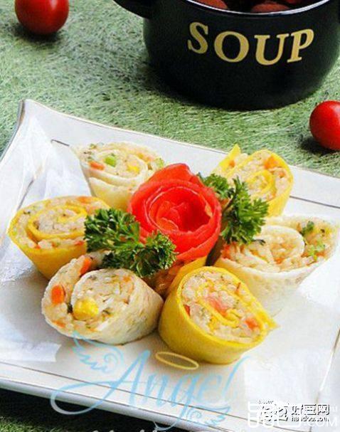 金银蛋卷炒饭