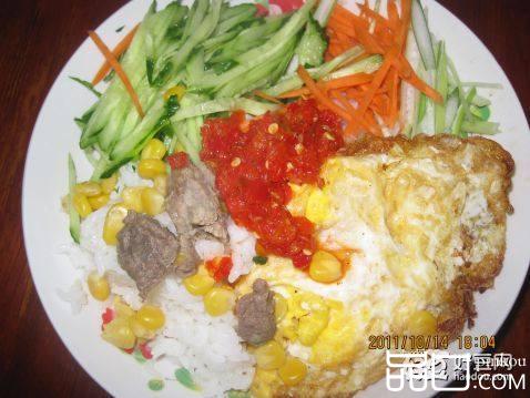 家常自制辣酱拌饭