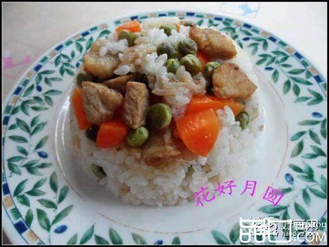 豌豆椒盐米饭