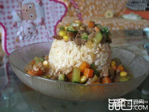 牛肉盖浇饭