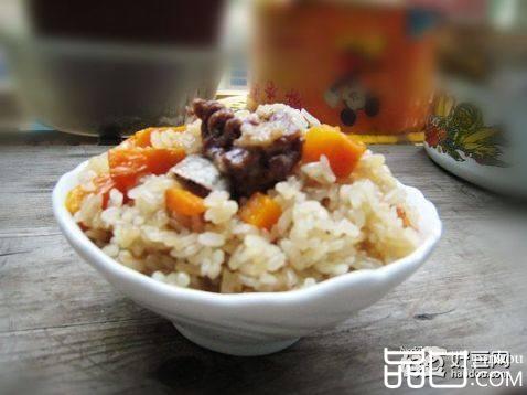 胡萝卜排骨糯米饭