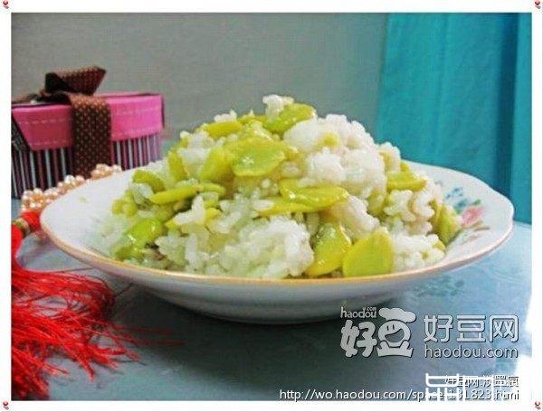 清香蚕豆饭