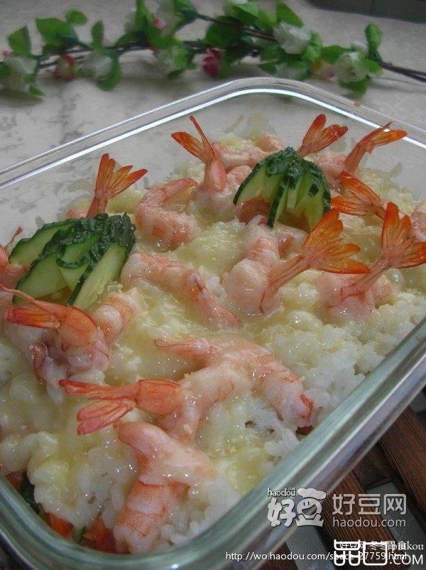 芝士焗虾饭