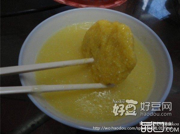 玉米小饼稀饭
