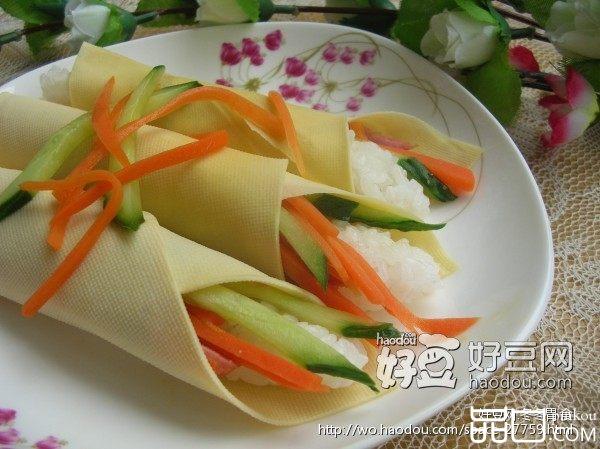 豆皮包饭