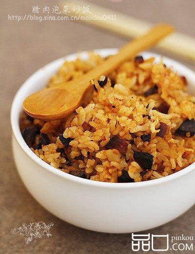 腊肉泡菜炒饭