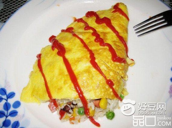 香菇蛋包饭