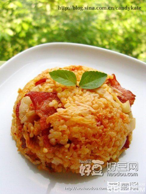 韩式泡菜培根炒饭