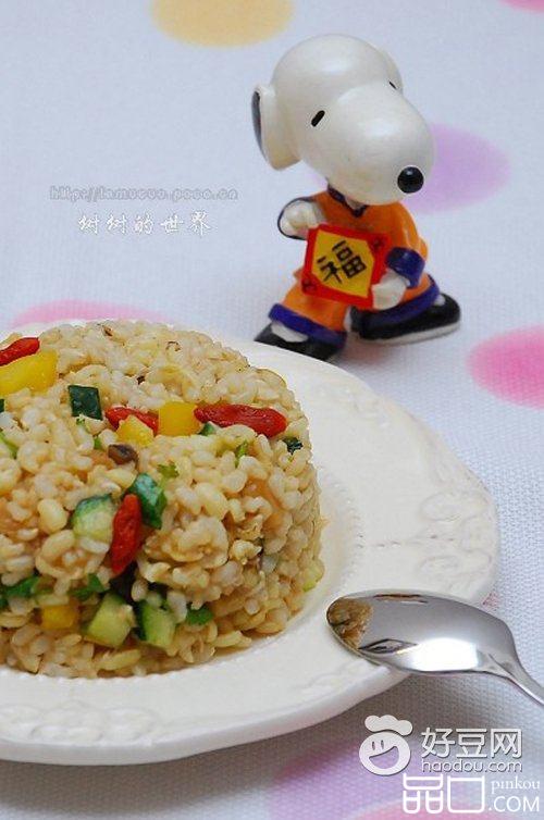 发芽豆子糙米饭