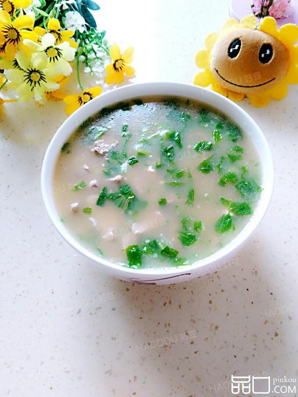 猪肝瘦肉青菜粥#新鲜