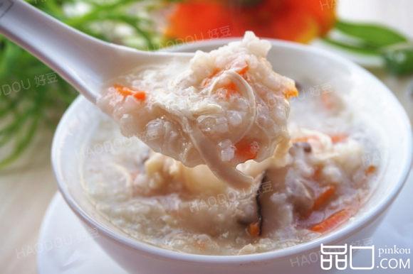 香菇鸡丝粥