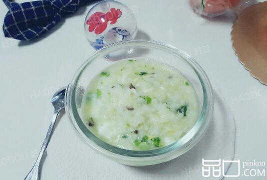 菠菜蛋花粥