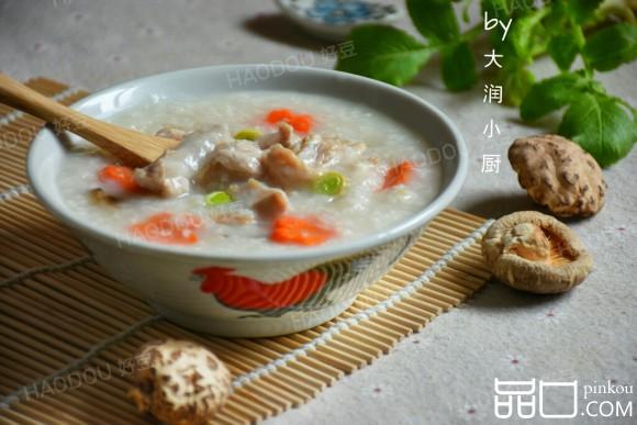 鸡丝香菇萝卜粥