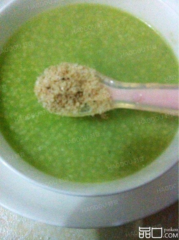 虾粉豌豆小米粥