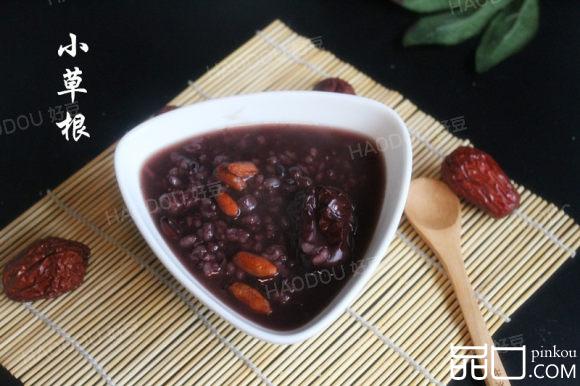 红枣红豆枸杞黑米养生